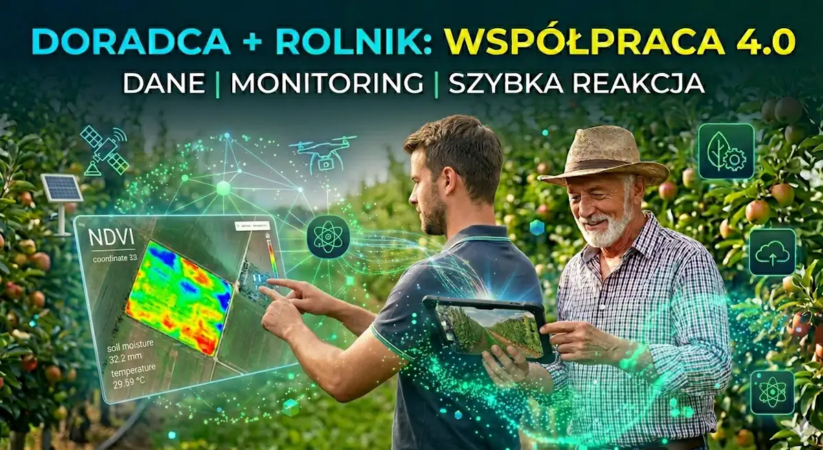 Współpraca doradcy rolnego z rolnikiem – model oparty na danych i ciągłym monitoringu
