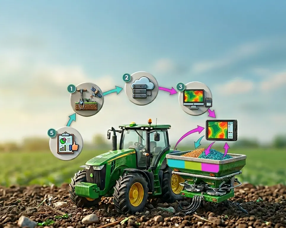 Zmienne nawożenie (VRA): jak zaoszczędzić 15–25% budżetu nawozowego i nie tracić na plonie