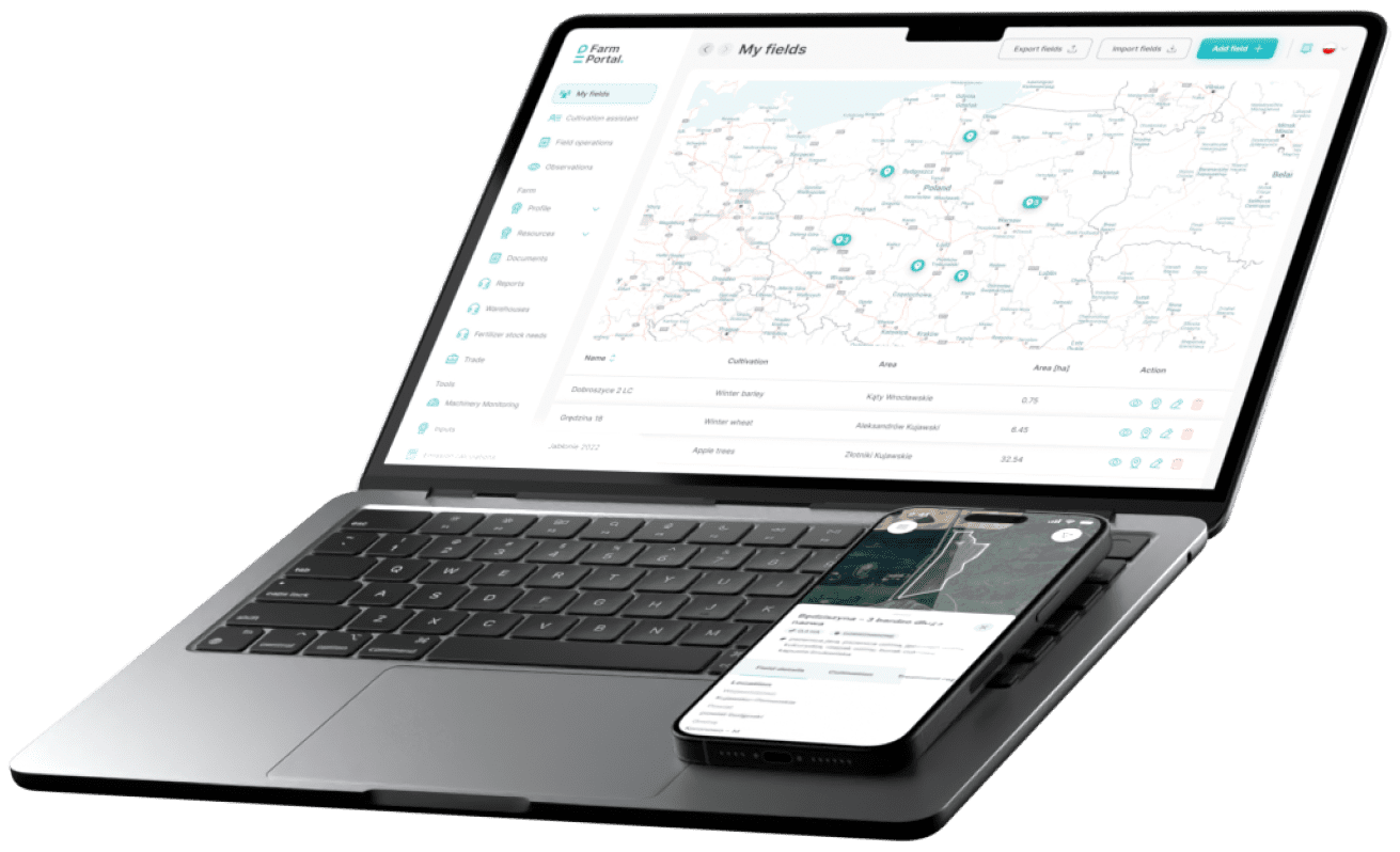 FarmPortal – a farm management application on desktop and mobile